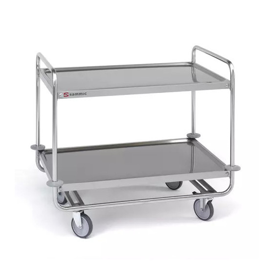 Carro de servicio reforzado 2 estantes - 1000 x 600 mm - CSR-210