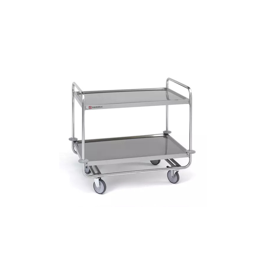 Carro de servicio reforzado 2 estantes - 1000 x 600 mm - CSR-210