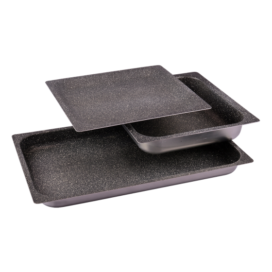Fricosmos Bandeja de aluminio antiadherente Gastronorm 1/2