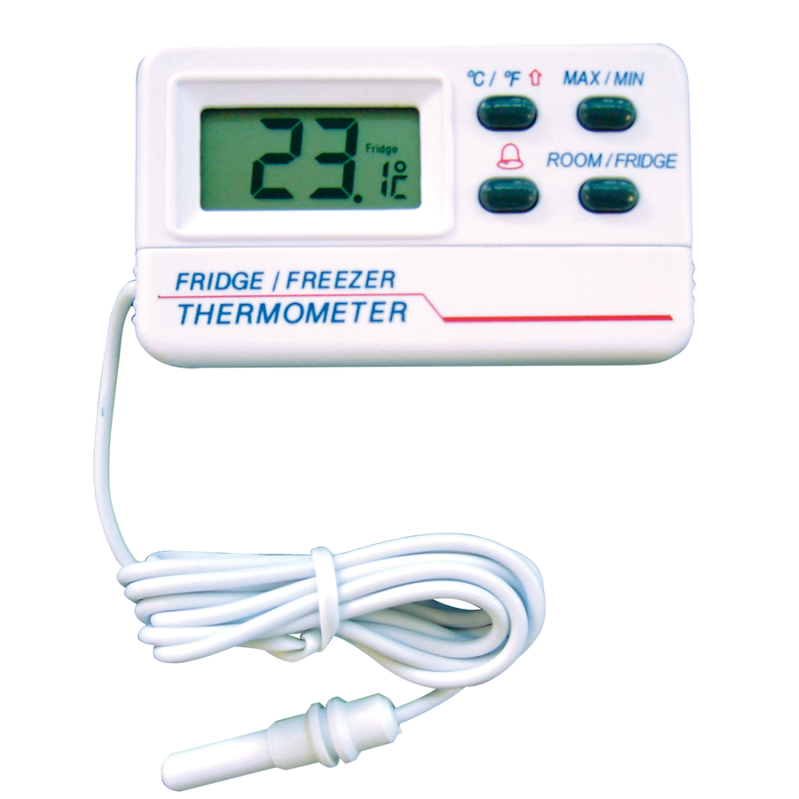 Fricosmos Termómetro digital con sonda para frigorífico-congelador