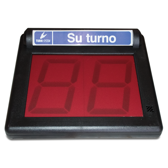Fricosmos visor de tickets Su turno inalámbrico con mando