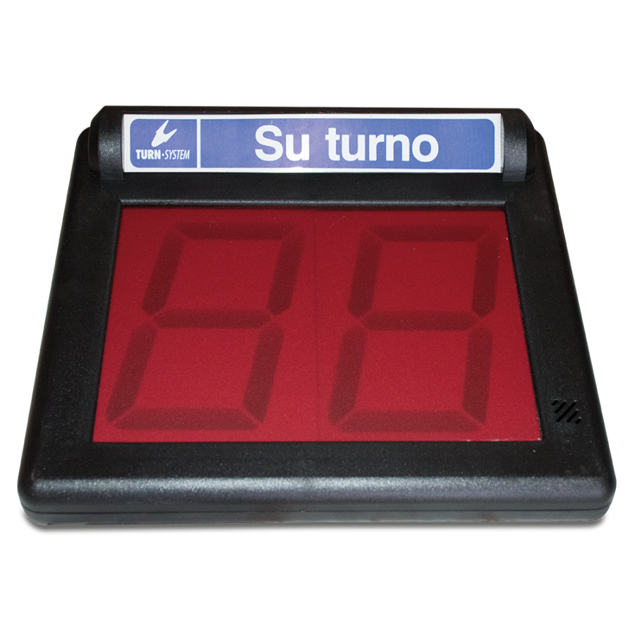 Fricosmos visor de tickets Su turno inalámbrico con mando
