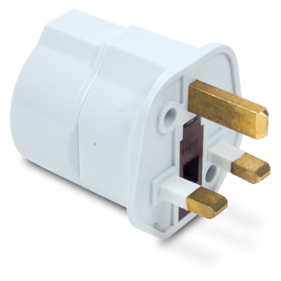 Fricosmos Adaptador enchufe tipo G tipo H 230 V