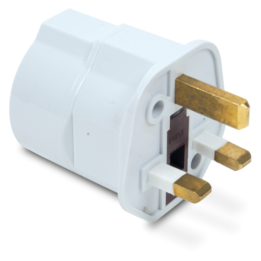 Fricosmos Adaptador enchufe tipo G tipo H 230 V