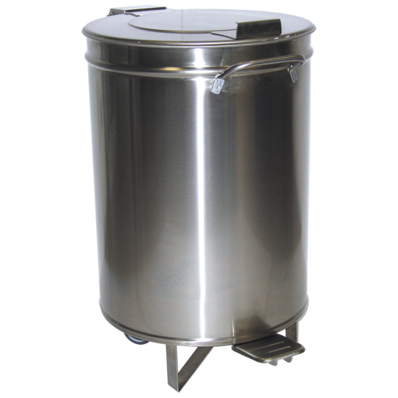 Fricosmos Contenedor Inox con Tapa y Pedal 75 Litros