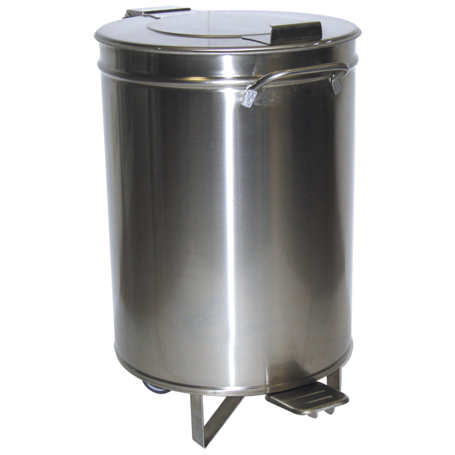 Fricosmos Contenedor Inox con Tapa y Pedal 75 Litros