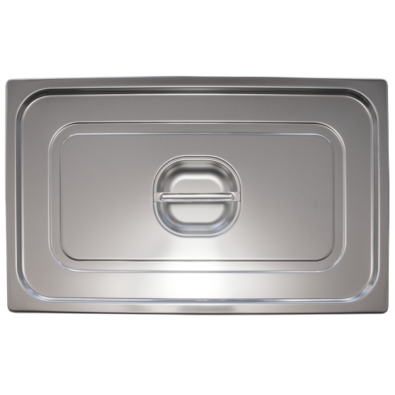 Fricosmos Tapa inox Gastronorm 1/1 con muesca para cazo