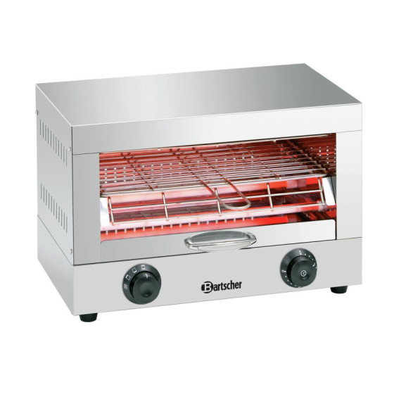 Tostador Simple Bartscher | Radiador de Cuarzo | 1,7 kW | Temporizador 15 min | Incluye Pinza | Profesional