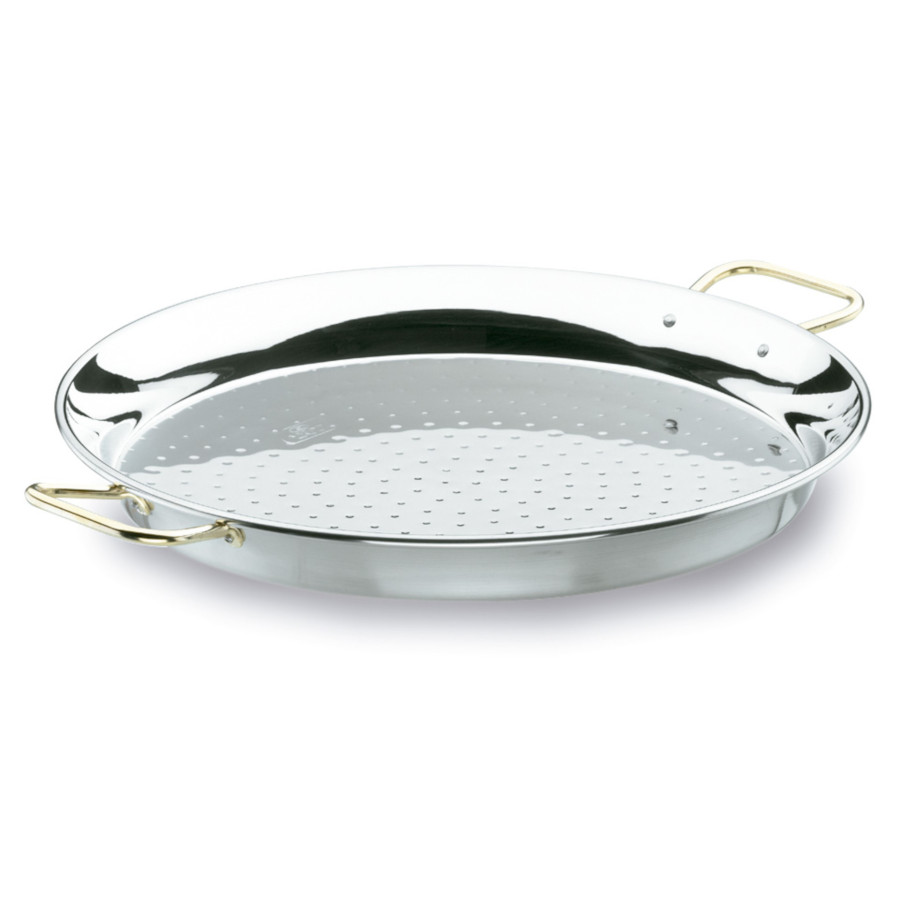 Paellera Lacor Valenciana | Acero Inoxidable 18/10 | Ø 60 cm | 18 Raciones | Diseño Tradicional
