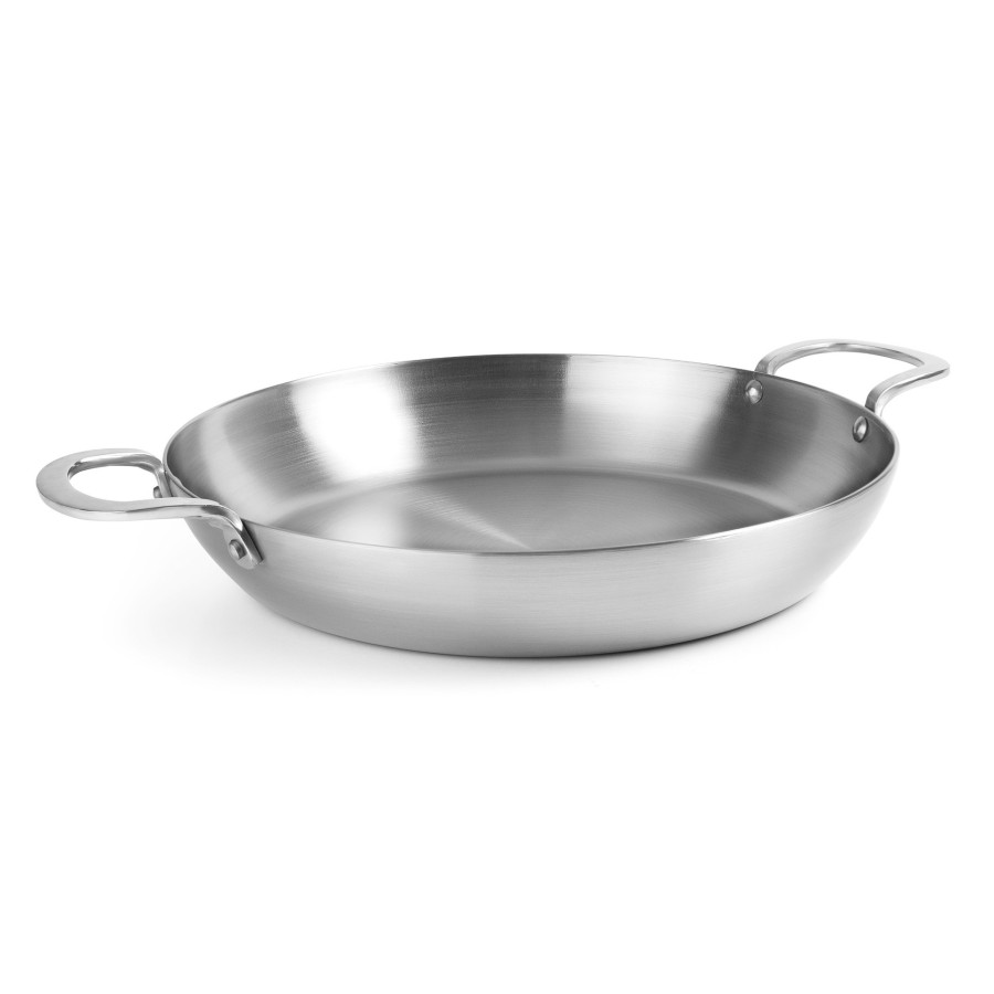 Paellera Lacor Ferrum | 100% Hierro Natural | Ø 36 cm | 7 Raciones | Artesanal con Cera de Abeja | Full Induction
