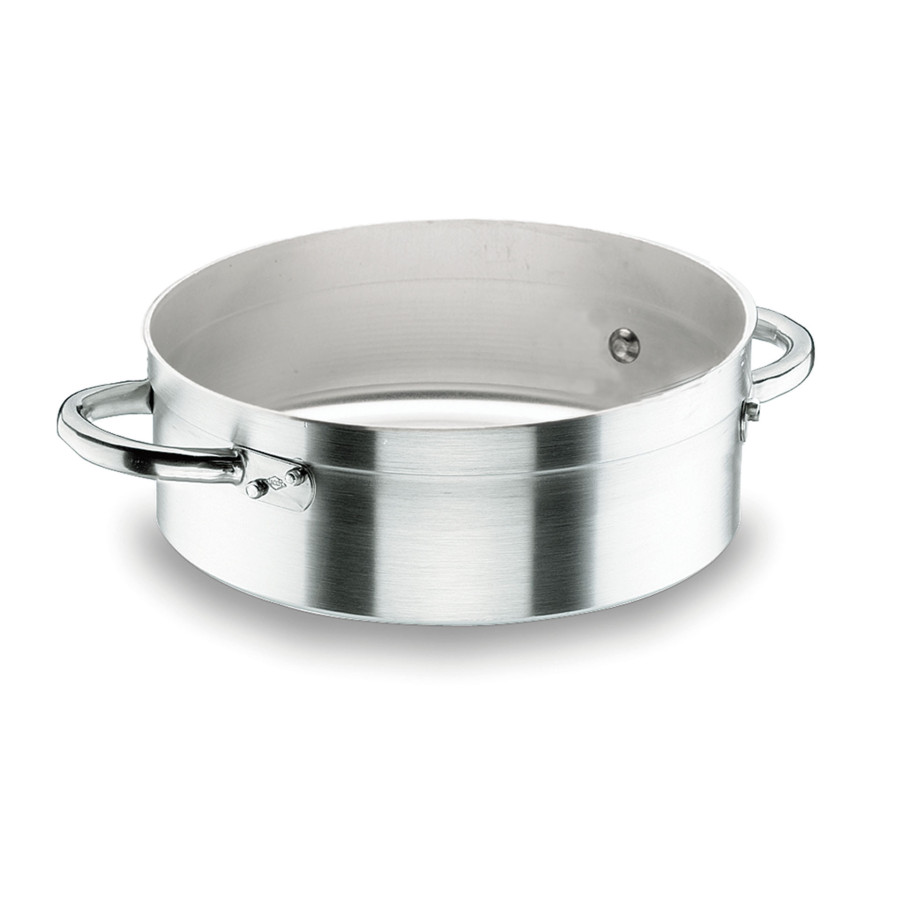 Paellera Lacor Chef-Aluminio | Aluminio Puro 99,5% | Ø 50 cm | 15,5 Litros | Asas Inoxidables | Apta Horno