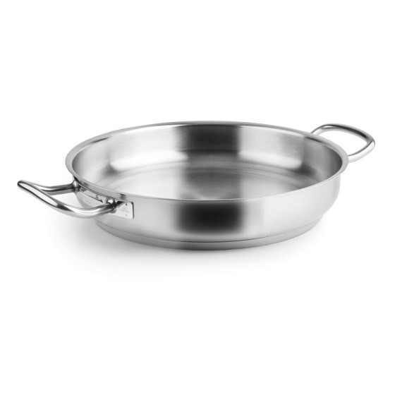 Paellera Lacor Chef-Classic | Acero Inoxidable 18/10 | Ø 50 cm | 17,6 Litros | Sin Tapa | Apta Inducción y Horno