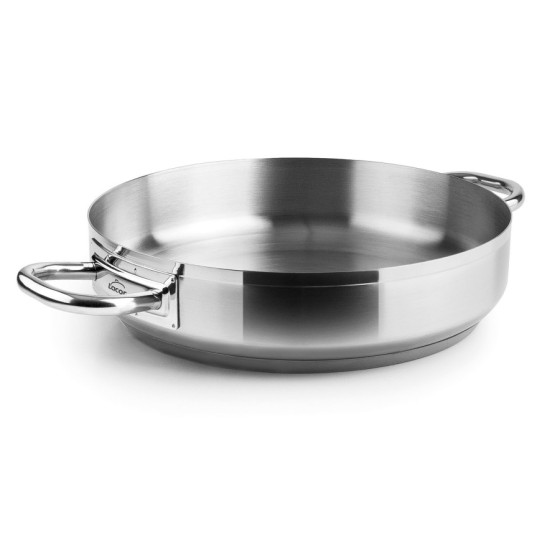 Paellera Lacor Chef-Luxe | Acero Inoxidable 18/10 | Ø 40 cm | 10 Litros | Sin Tapa | Espesor 1,5 mm | Apta Inducción
