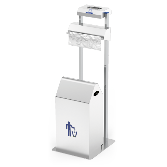 Fricosmos - Dispensador de guantes, bolsas y papelera basculante