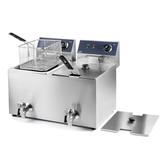 Freidora Eléctrica Doble 2 x 8L (16L) 6500W