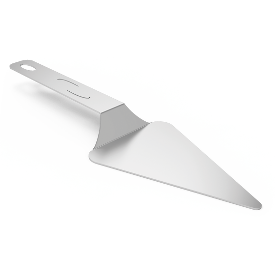 Fricosmos - Pala para servir tarta inox de 285 x 85 x 22 mm