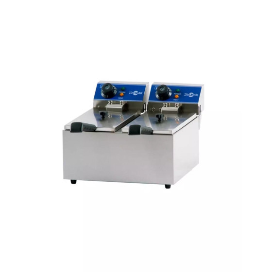 Freidora doble eléctrica FRY-8+8