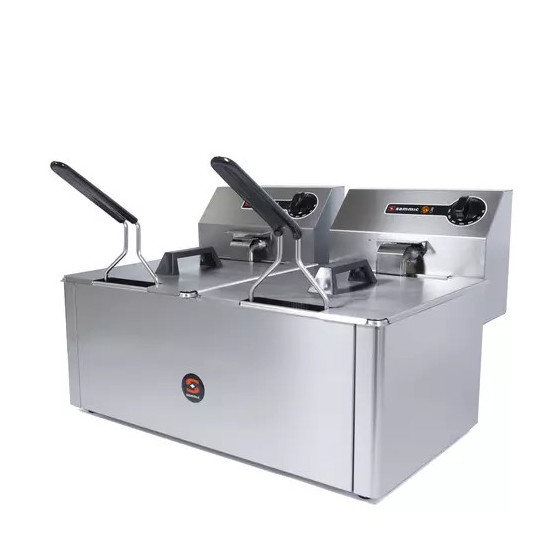 Freidora Eléctrica Doble Sammic PF-6+6 | 5+5 Litros | 6000W | 230V
