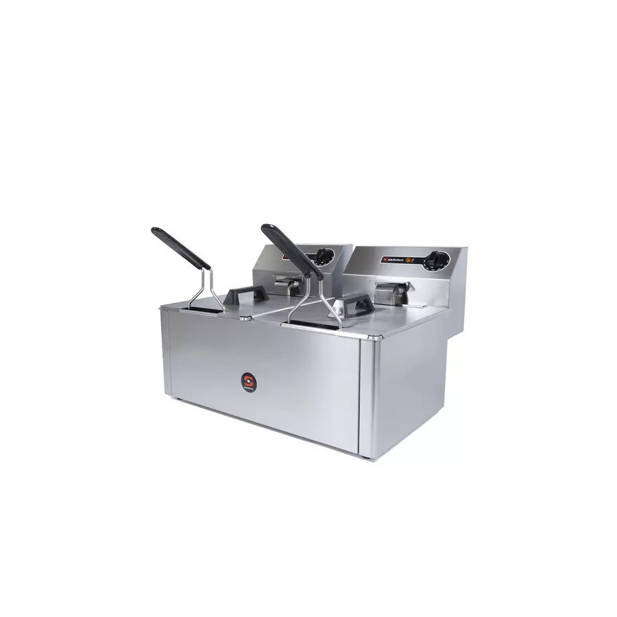 Freidora Eléctrica Doble Sammic PF-6+6 | 5+5 Litros | 6000W | 230V