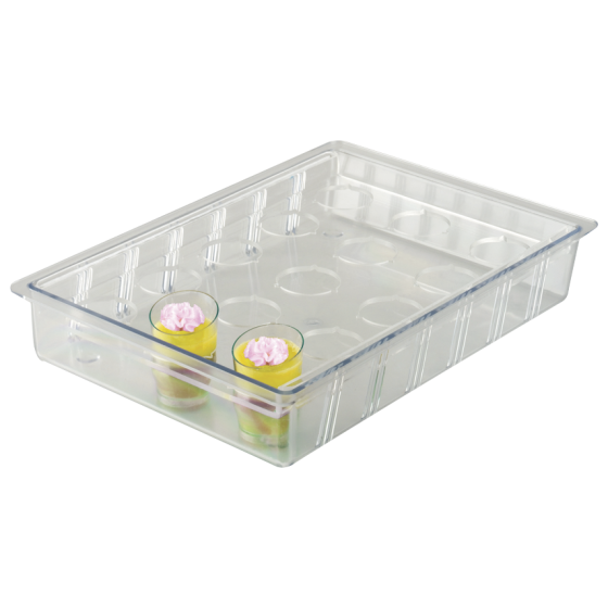 Fricosmos Bandeja de exposición para mini vasos de helado