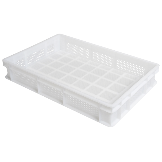 Fricosmos Caja alimentaria perforada apilable para masa 600x400