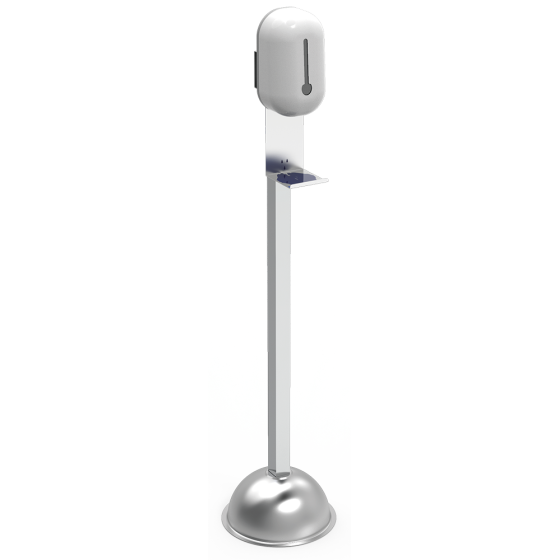 Fricosmos Columna con dispensador electrónico de gel hidroalcohólico