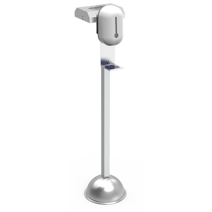 Fricosmos - Columna mixta con dispensador de gel y guantes