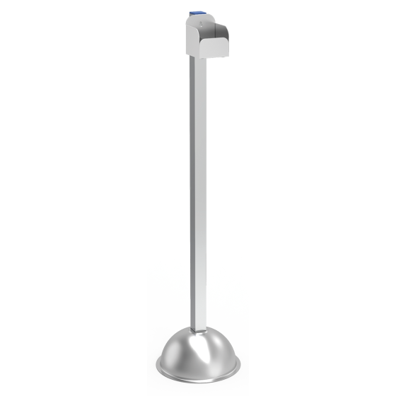 Fricosmos - Columna para botella de gel hidroalcohólico AISI 304