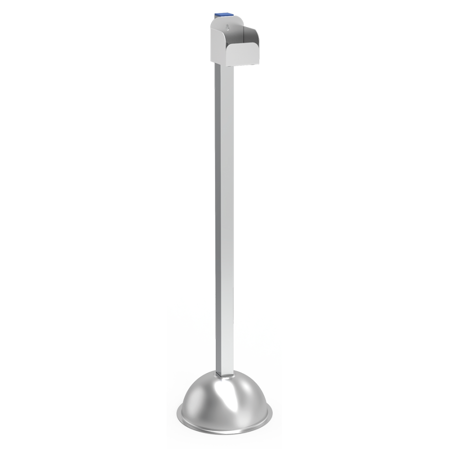 Fricosmos - Columna para botella de gel hidroalcohólico AISI 304