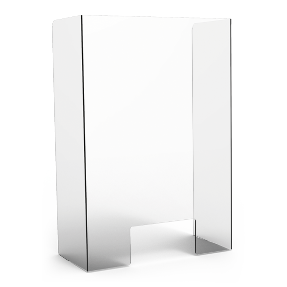 Fricosmos Mampara de protección de sobremesa PETG 670x292x950