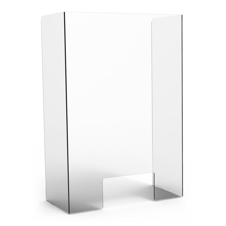 Fricosmos Mampara de protección de sobremesa PETG 670x292x950