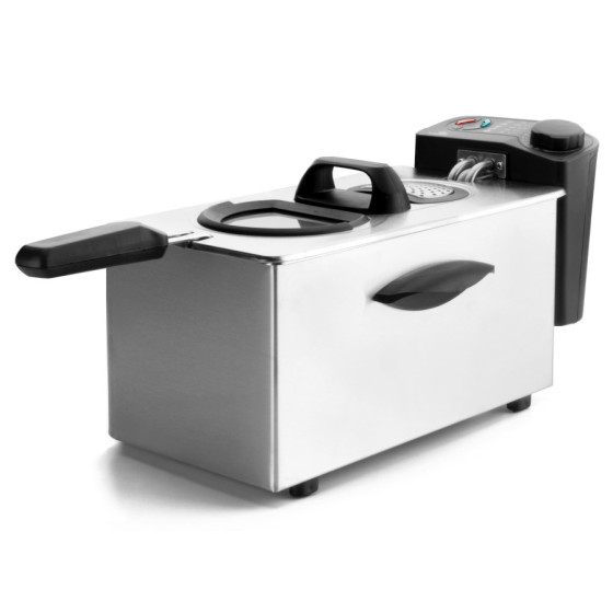 Freidora Eléctrica 3.5L 2000W - Acero Inoxidable