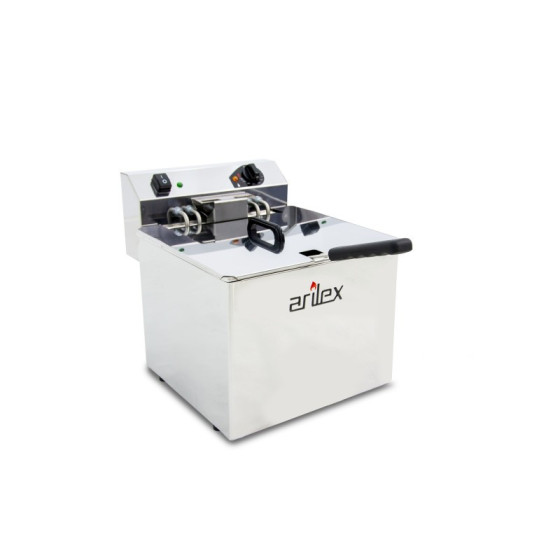 Freidora eléctrica EVOLUTION sin grifo capacidad 12 litros con potencia 7,5 kw trifásica con contactor EVO12TR