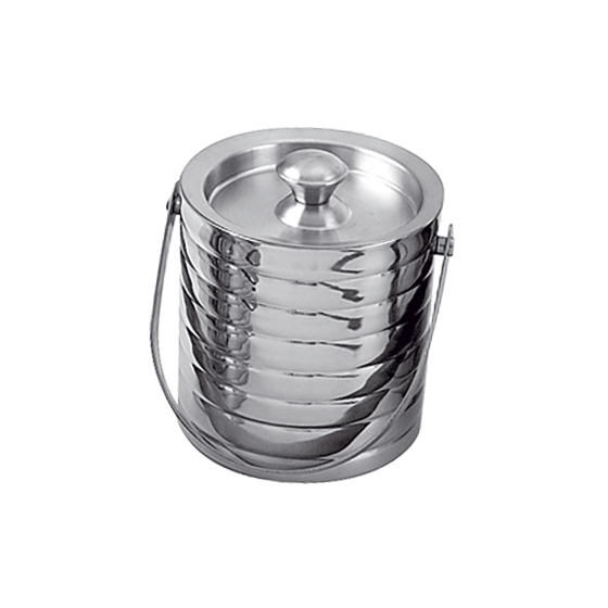 Fricosmos Cubitera con Tapa de Acero Inox Doble Pared