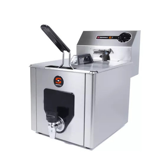 Freidora Eléctrica Sammic PF-10 con Grifo | 8 Litros | 3500W | 230V
