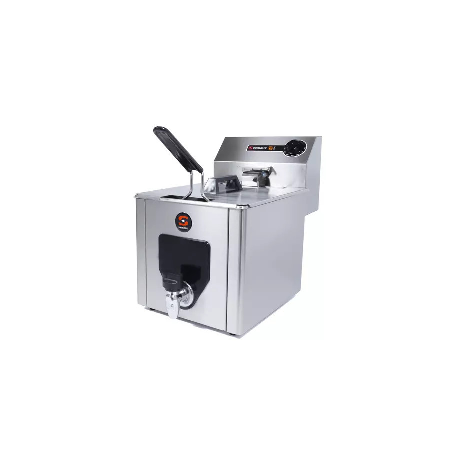 Freidora Eléctrica Sammic PF-10 con Grifo | 8 Litros | 3500W | 230V