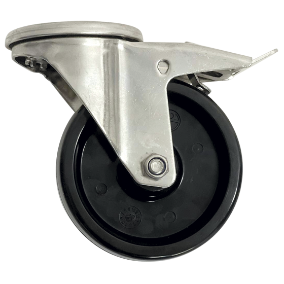 Fricosmos rueda anticalórica con freno acero inoxidable ø100 mm