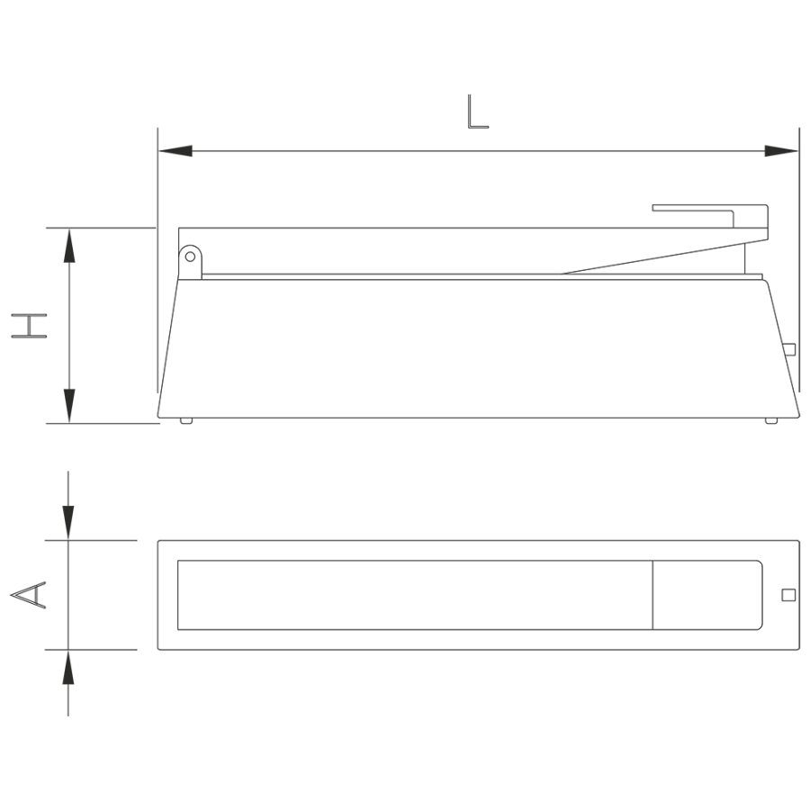 Fricosmos Máquina termoselladora para bolsas de 400 mm