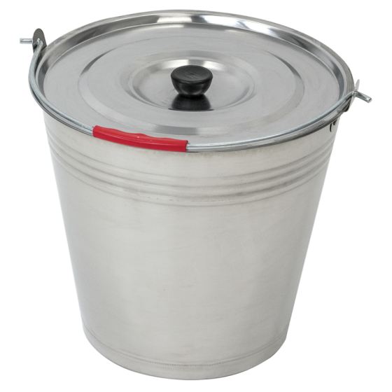 Fricosmos Cubo Inoxidable con Tapa 15L Serie GO