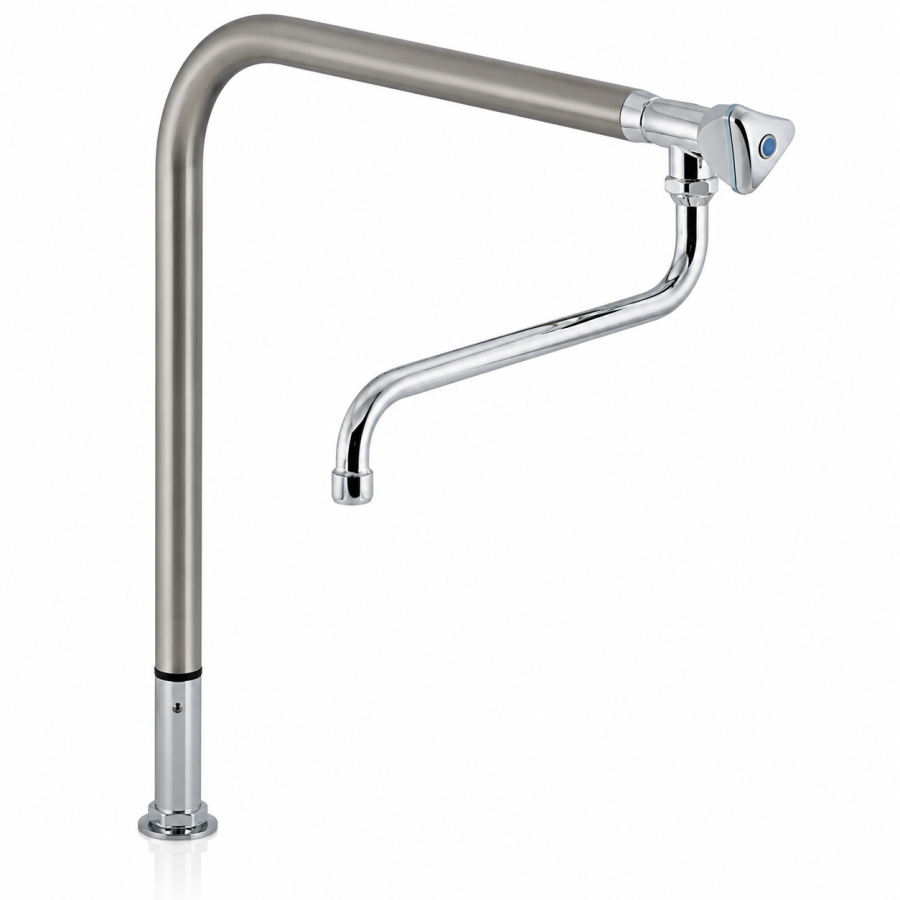 Grifo Columna Industrial Edenox GB-CL-70 E | 1 Agua | Ref. 19033609 | Acabado Cromado