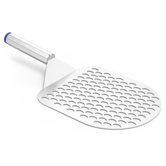 Fricosmos - Pala perforada para pizza de acero inoxidable