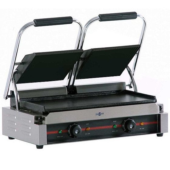 Plancha grill eléctrica profesional GR-475 LL con placas lisas