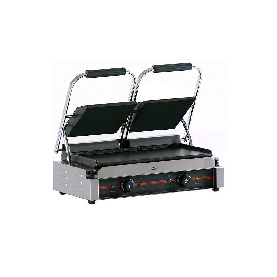 Plancha grill eléctrica profesional GR-475 LL con placas lisas