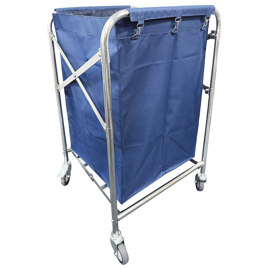 Fricosmos Carro para lavandería plegable inoxidable profesional
