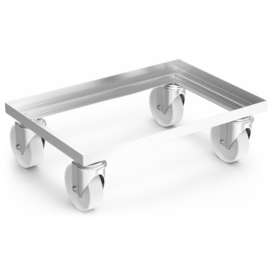 Fricosmos Plataforma Rodante Inoxidable Euronorm 600x400