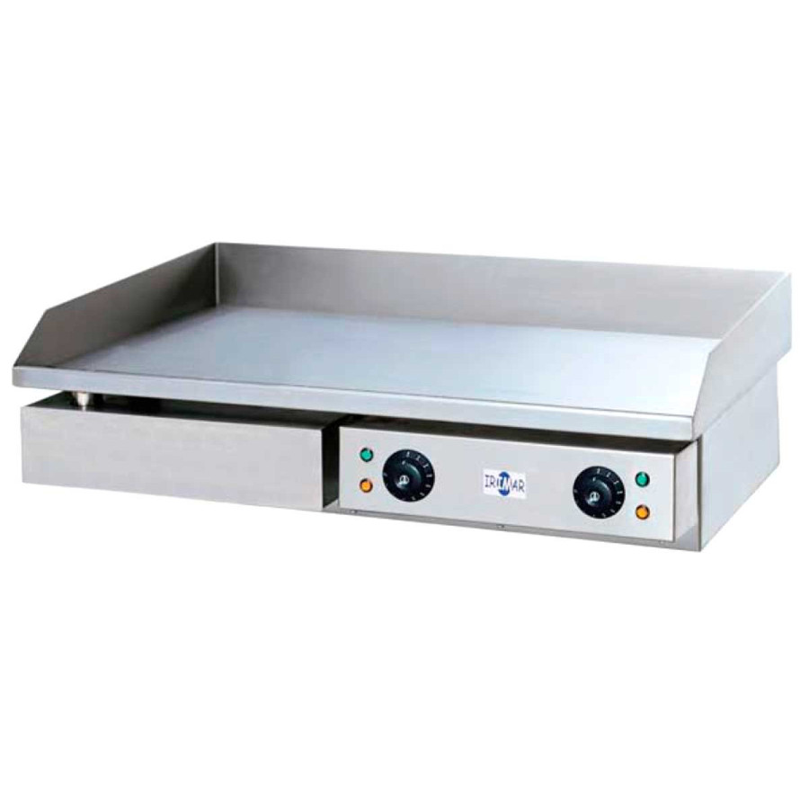Plancha eléctrica lisa PLE-L-730 de acero rectificado