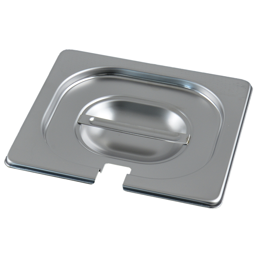 Fricosmos Tapa inox GN 1/6 con muesca para cazo