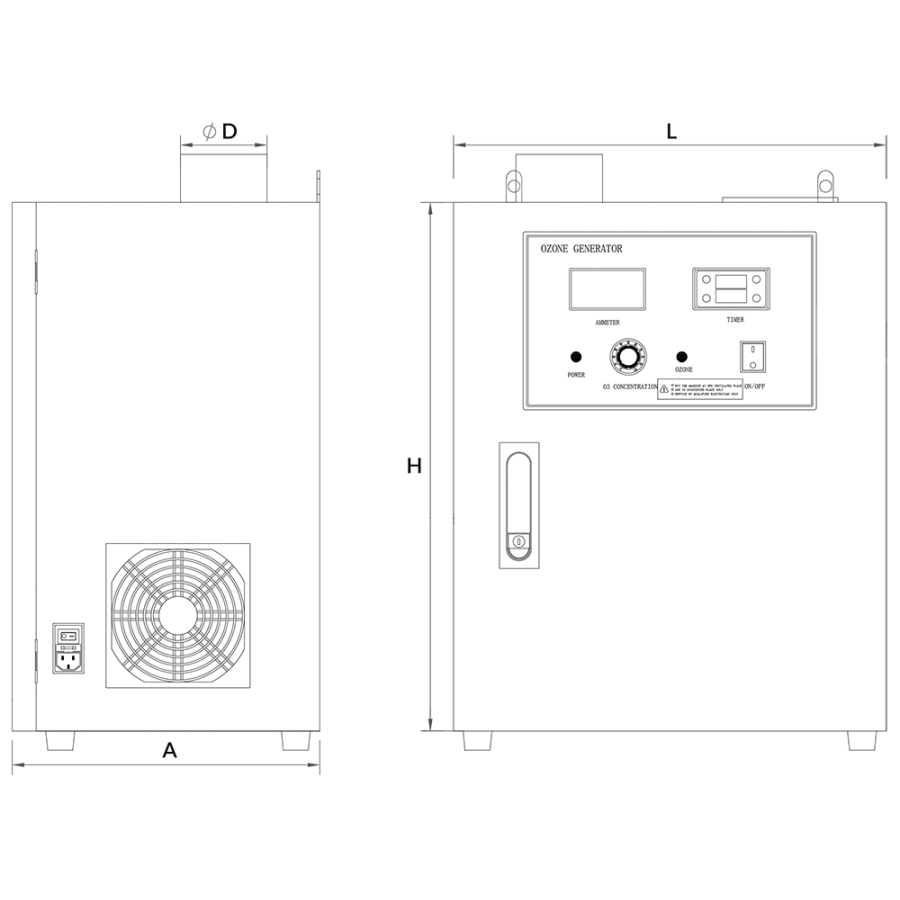Fricosmos - Generador de ozono para campana industrial