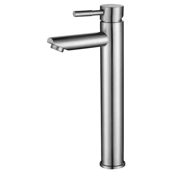 Fricosmos - Grifo lavabo alto inoxidable monomando Serie Vega LX