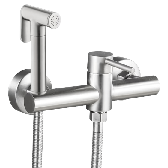 Fricosmos Ducha higiénica inoxidable monomando WC Vega LX